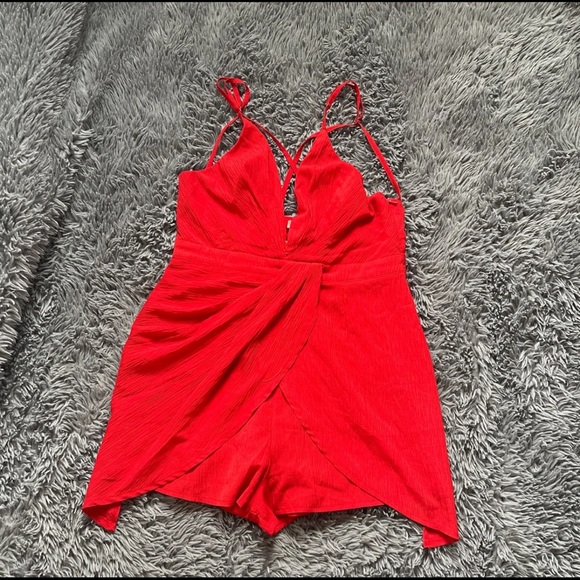 AKIRA Pants - Akira | red romper